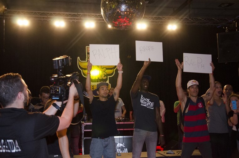 The Three-time Winner B-Boy Ralph battles to glory at the 2014 Red Bull BC One Lebanon Cypher